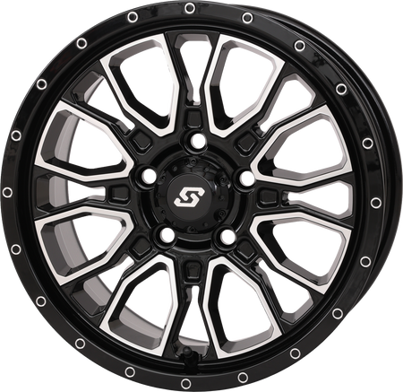 Fusion Wheel 15x7 5+2 5/4.5 Gloss Blk/Machined