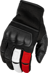 Coolpro Force Gloves Black/White/Red 3x