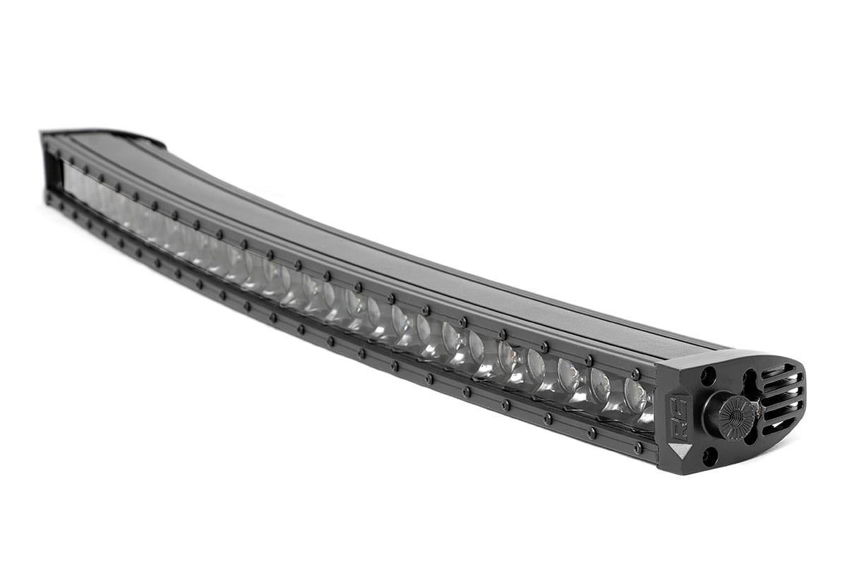 30 Inch Black Series LED Light Bar | Curved | Single Row | Cool White DRL | 72730BLDRL