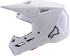Sm3 Solid Helmet White Glossy Xs