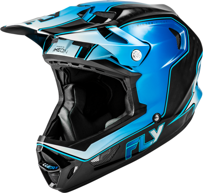 Werx R Flow Carbon Helmet Black Carbon/Blue/White Md