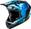 Werx R Flow Carbon Helmet Black Carbon/Blue/White Lg