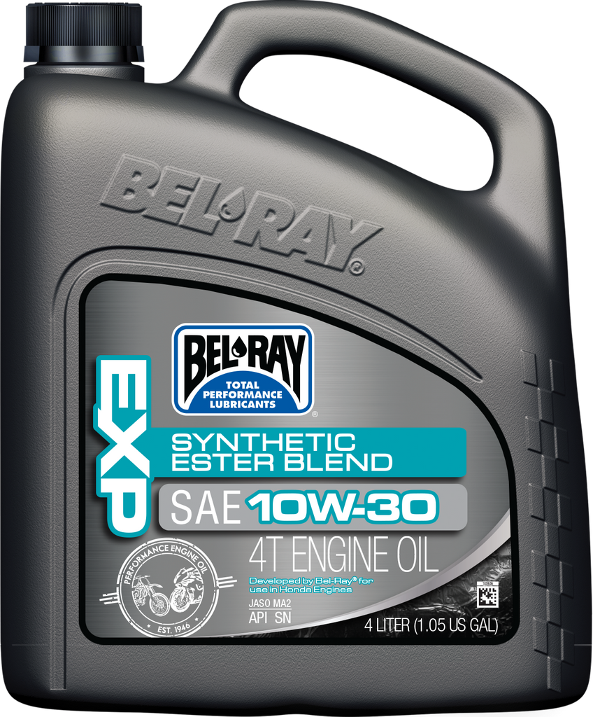 Bel-Ray EXP Synthetic Ester Blend 4T Engine Oil 10W-30 - 4L