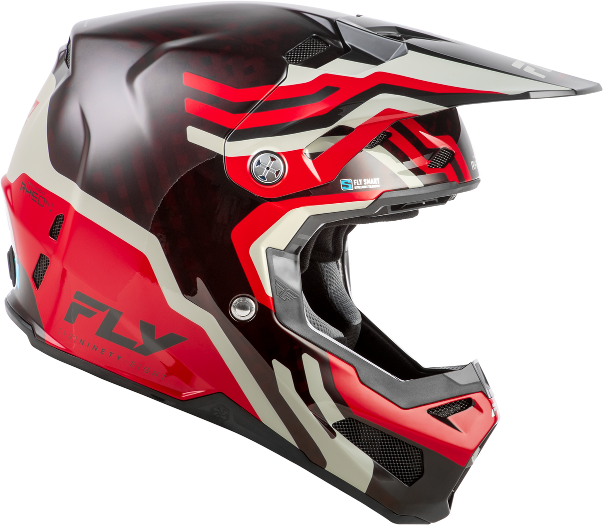 Formula S Carbon Byte Helmet Red Carbon/Red/Grey Md