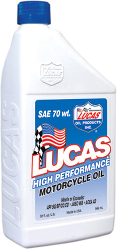 LUCAS High Performance Oil 70wt Qt - Part Number 10714