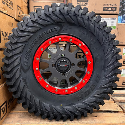 System 3 SB5 w/ colored rings on Journey Rock Poison tires | 4/137 Bolt Pattern