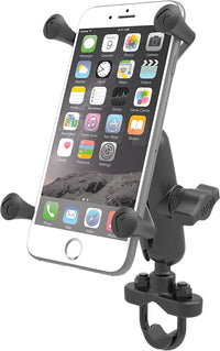 Handlebar Rail Mount W/U Bolt Base & X Grip Large Cradle