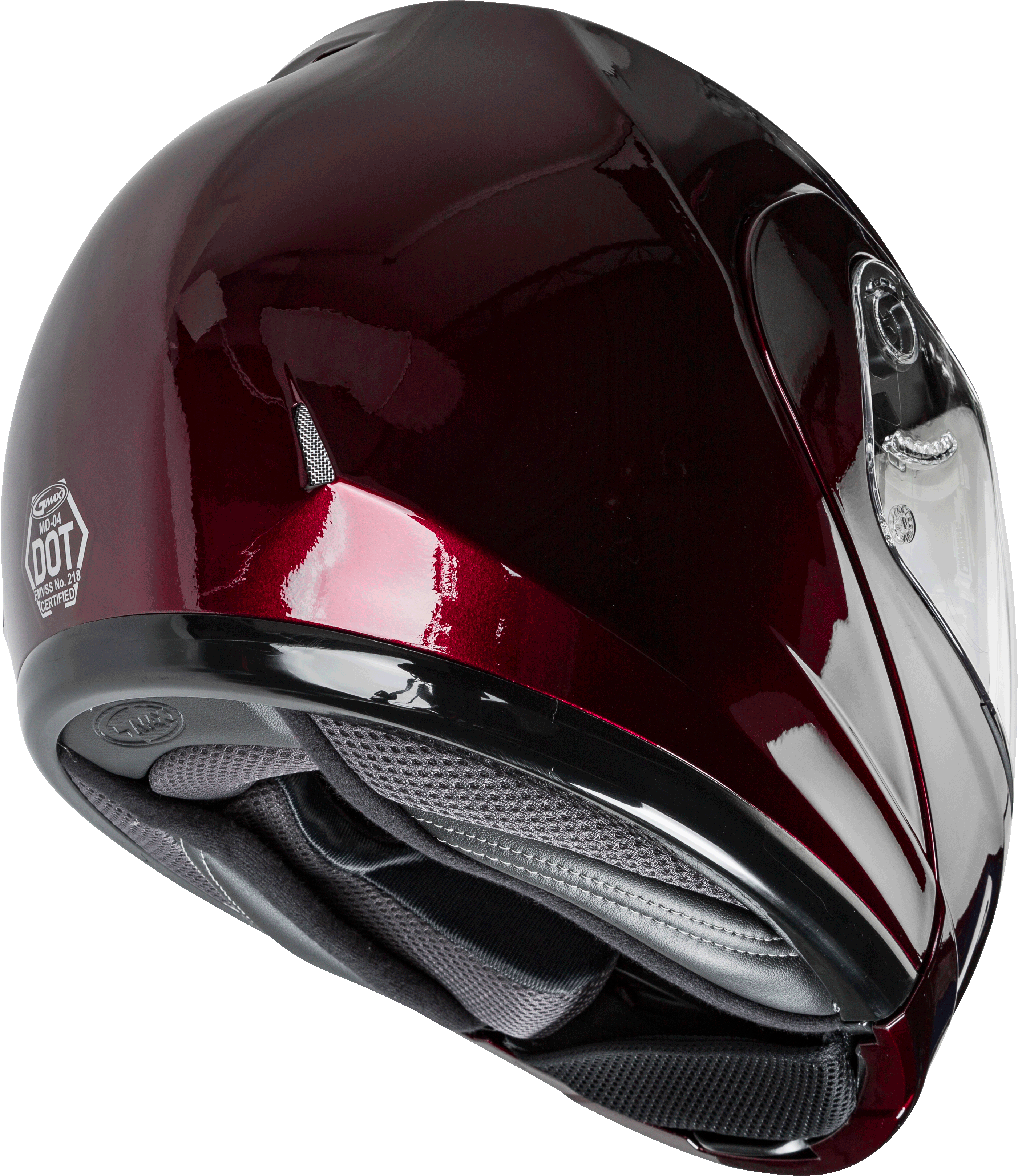 Md 04 Modular Helmet Wine Red Xl