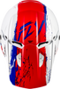 Youth Kinetic Drip Helmet Red/White/Blue Yl