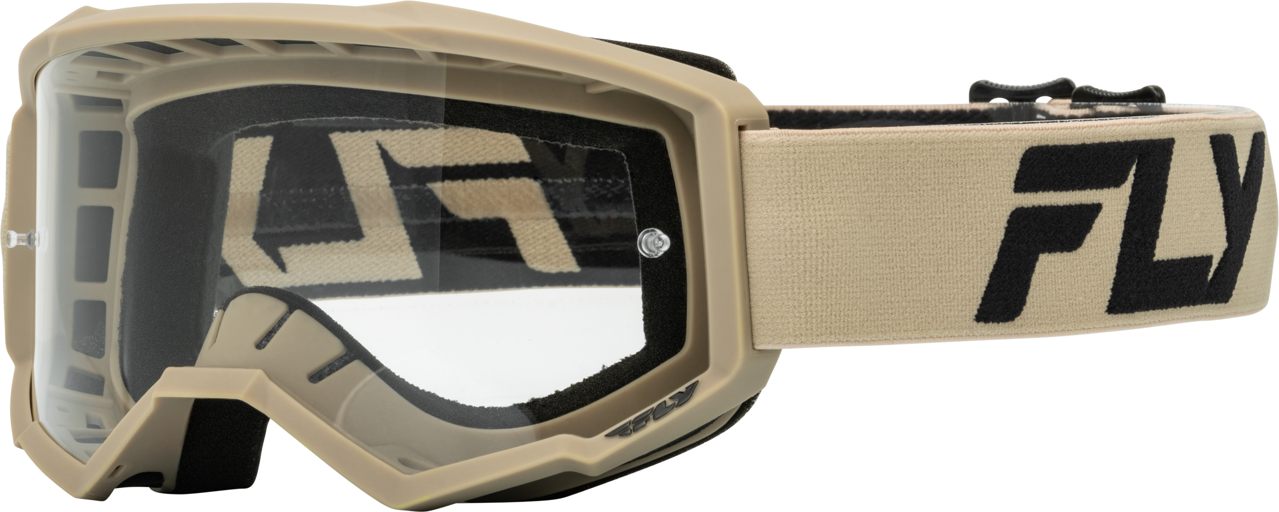 Focus Goggle Khaki/Black W/ Clear Lens