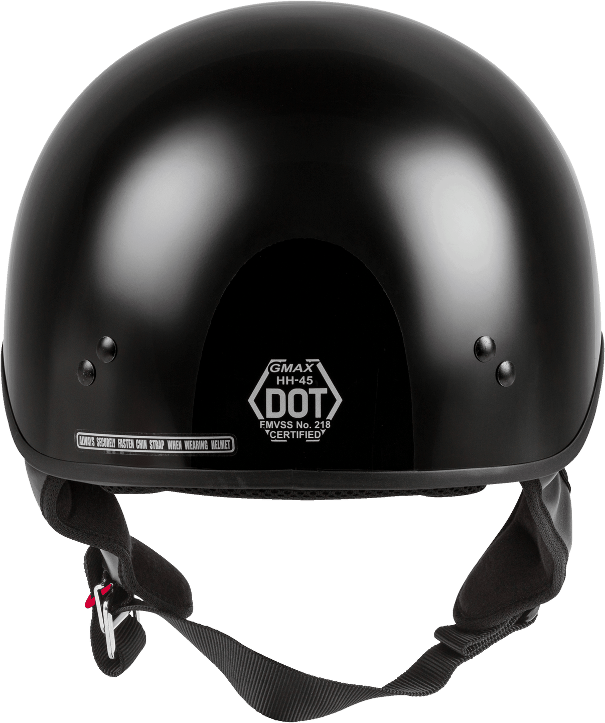 Hh 45 Half Helmet Naked Black 2x