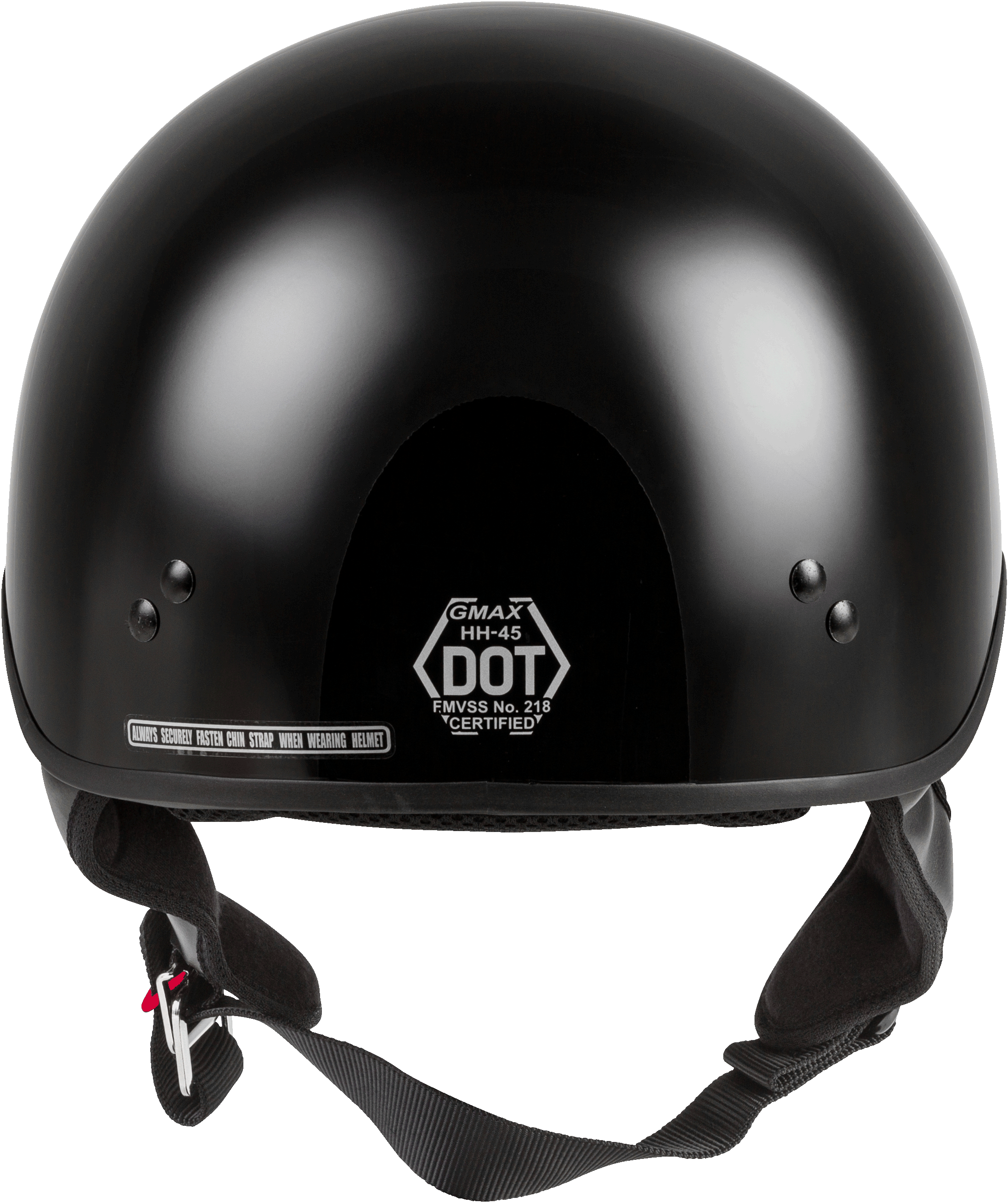 Hh 45 Half Helmet Naked Black 2x