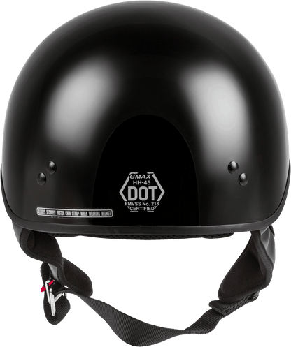 Hh 45 Half Helmet Naked Black 2x