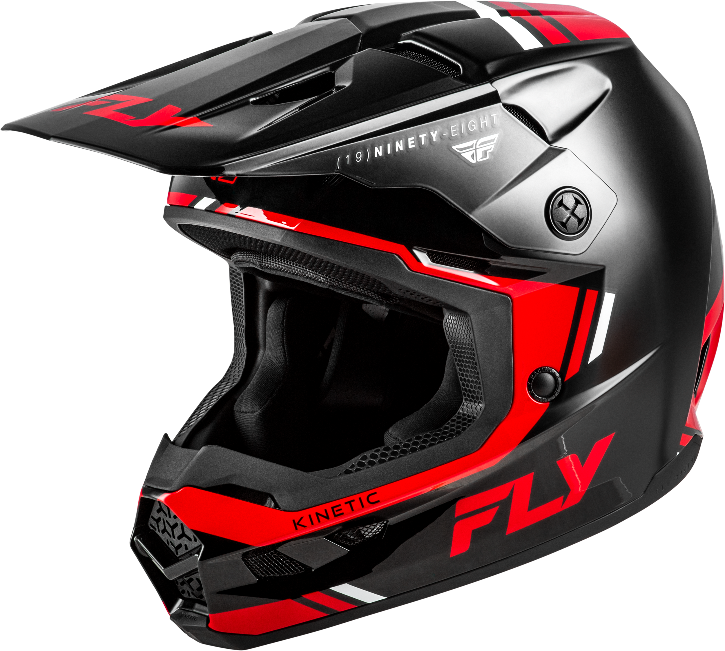 Kinetic Verdict Helmet Black/Red/White Sm