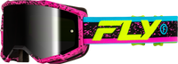 Yth Zone Goggle Pnk/Blk/Hi Vis W/ Black Mirror/Smoke Lens