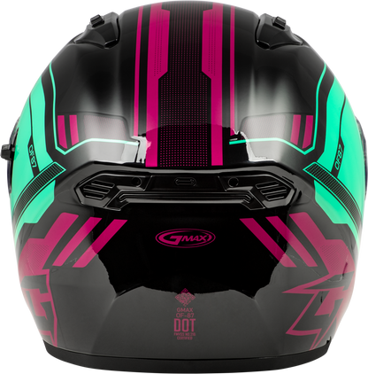 Of 87 Duke Helmet Black/Aqua/Coral Xs