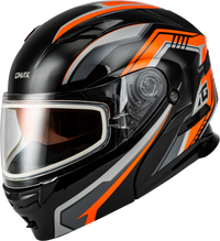 Md 01s Transistor Snow Helmet Orange/Black Sm