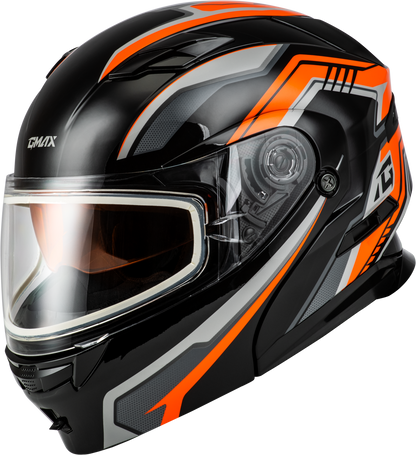 Md 01s Transistor Snow Helmet Orange/Black Sm