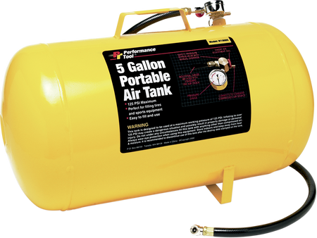 PERFORMANCE TOOL Portable Air Tank W10005 - Lightweight & Hi-Visibility