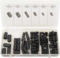 PERFORMANCE TOOL W5232 Vacuum Caps Assortment - 80-Piece Set