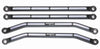 High Clearance Radius Rods Black 72"