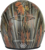 Of 2 Open Face Helmet Leaf Camo Lg