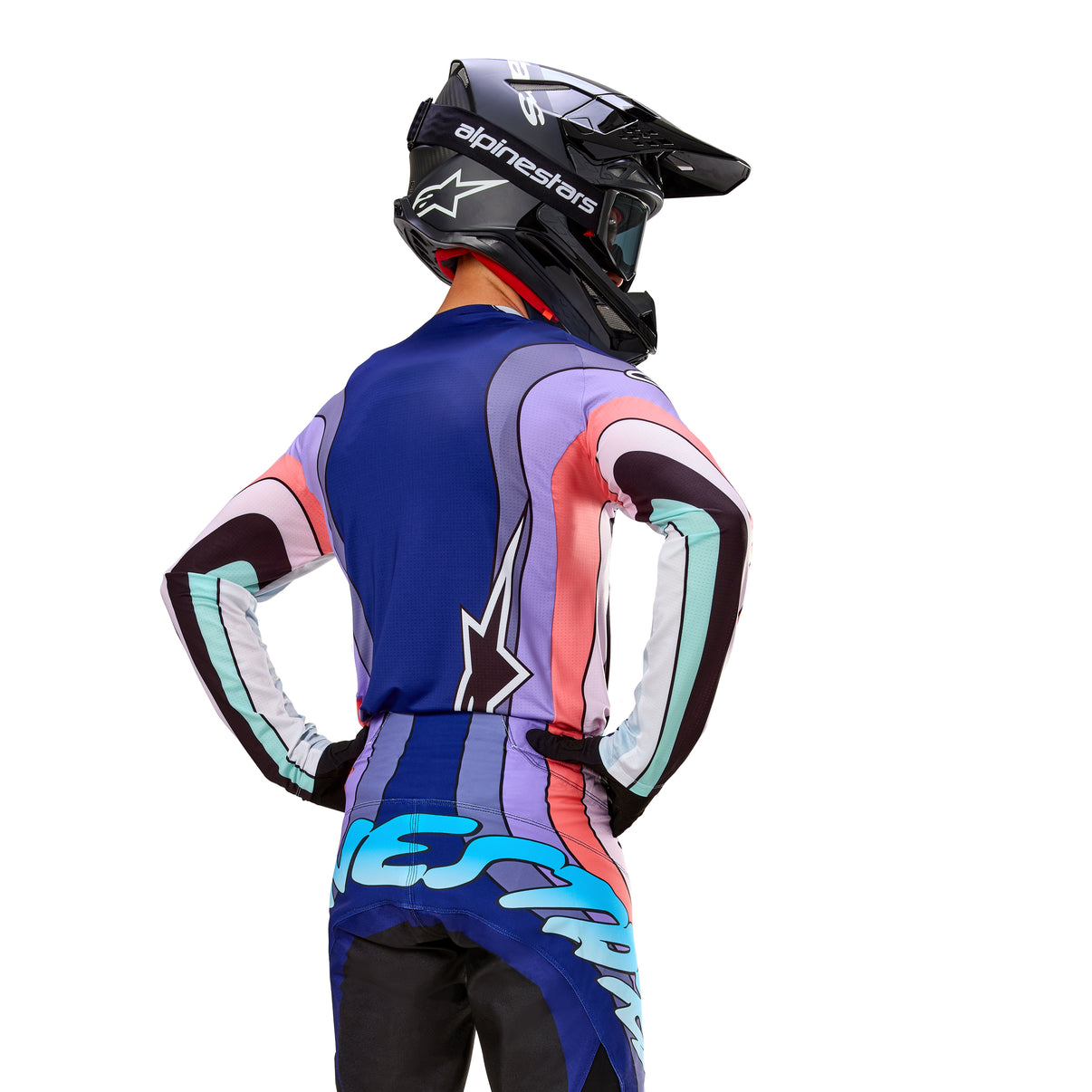 Techstar Le Imperial Jersey Double Purple/Blue/Black 2x