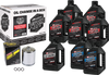 V Twin Syn Oil Change Kit M8 Chrome Filer