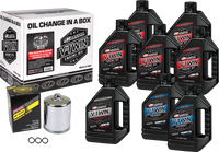 V Twin Syn Oil Change Kit M8 Chrome Filer