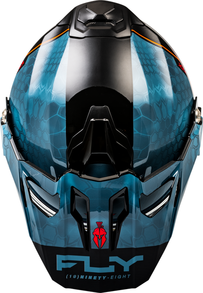 Trekker Cw Conceal Helmet Elec Shld Slate/Black/Red Lg