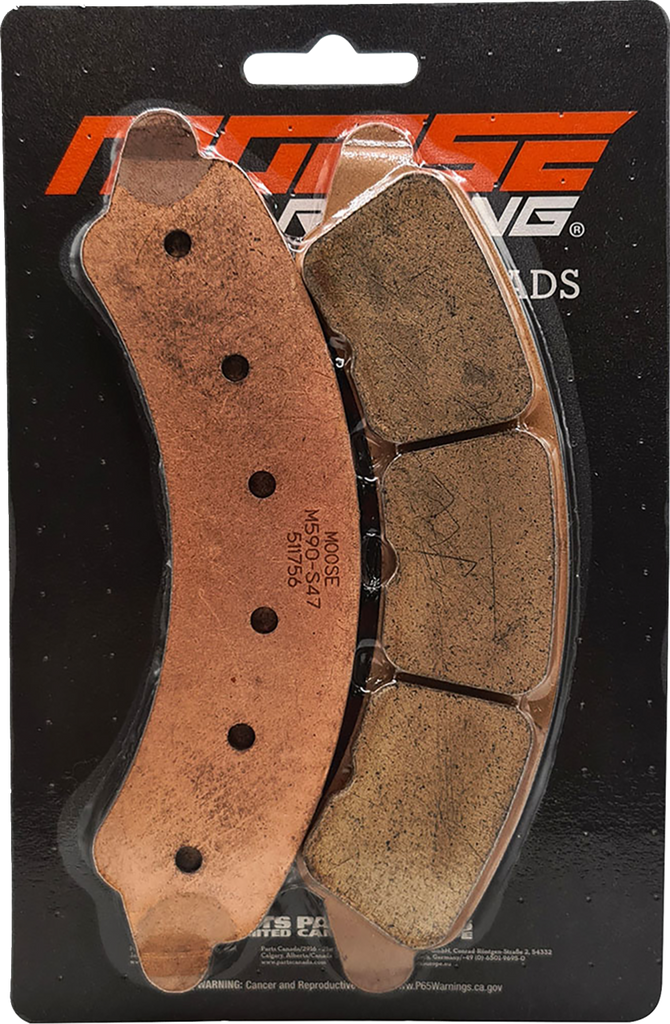 MOOSE RACING Front Brake Pad - Polaris RZR M590-S47