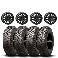 SYSTEM 3 SB8 BEADLOCKS MATTE BLACK ON BFG KM3