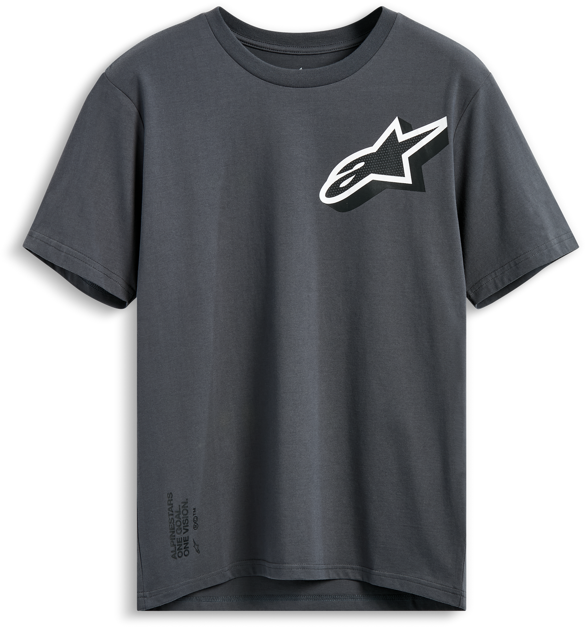 Shaded Ss Csf Tee Charcoal Sm