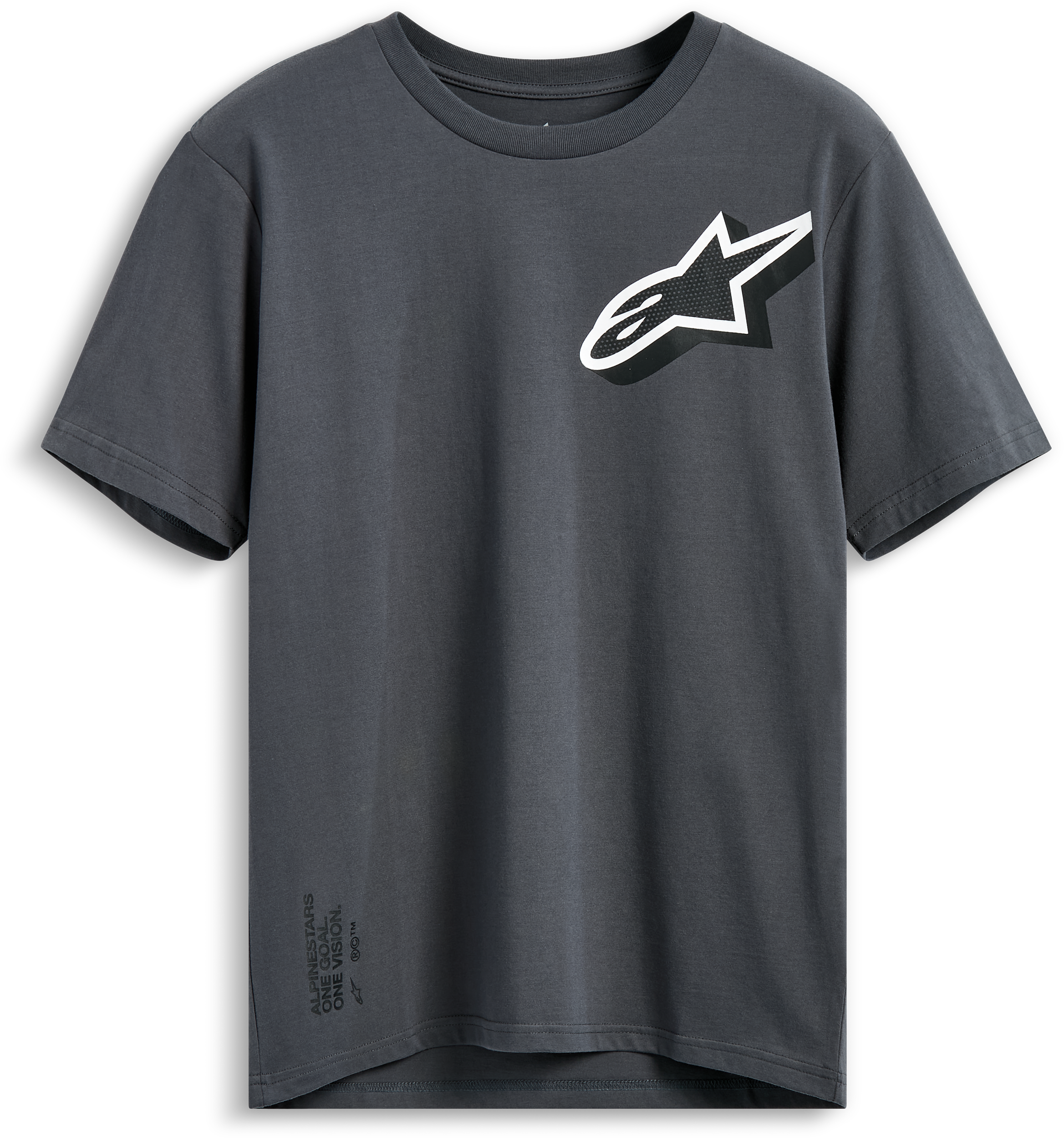 Shaded Ss Csf Tee Charcoal Sm
