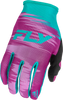 Girl's Lite Gloves Pink/Turquoise Yl