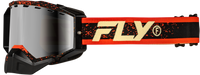 Zone Snow Goggle Blk/Red/Cream W/Red Mirror/Amber Lens