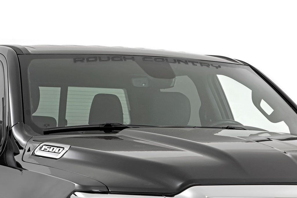 Rough Country Decal | 3.6 Inch x 35 Inch | Gloss Black | 84166BG