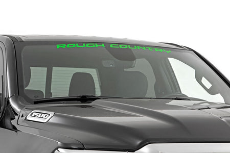 Rough Country Decal | 3.6 Inch x 35 Inch | Kelly Green | 84166KG