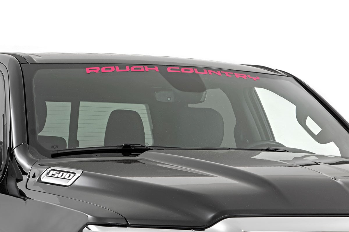Rough Country Decal | 3.6 Inch x 35 Inch | Pink | 84166PK
