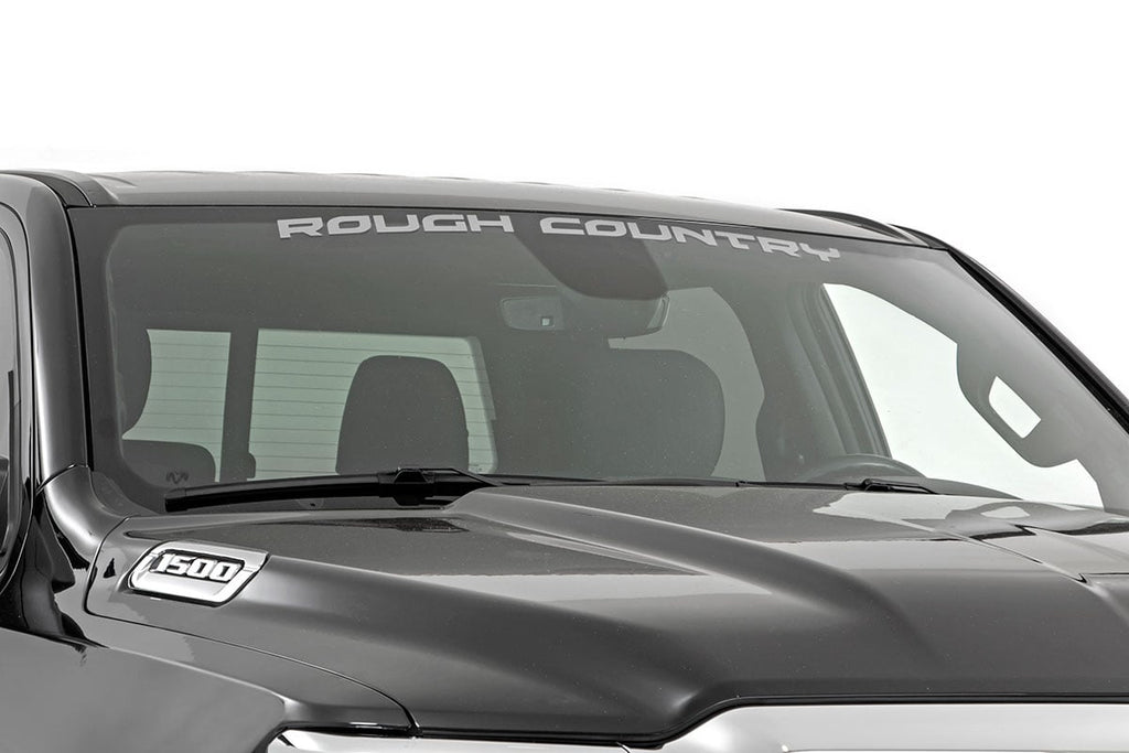 Rough Country Decal | 3.6 Inch x 35 Inch | Silver | 84166SR