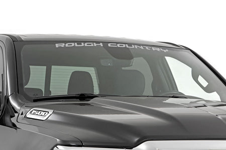 Rough Country Decal | 3.6 Inch x 35 Inch | Silver | 84166SR