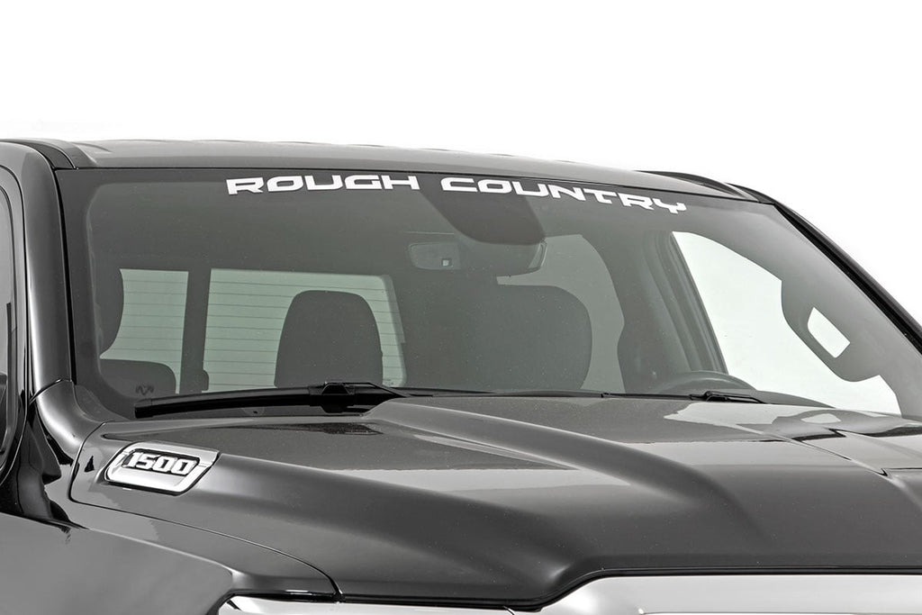 Rough Country Decal | 3.6 Inch x 35 Inch | White | 84166W