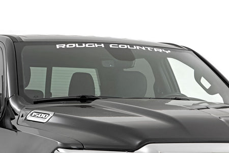 Rough Country Decal | 3.6 Inch x 35 Inch | White | 84166W