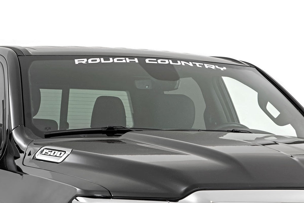 Rough Country Decal | 2 Inch x 27 Inch | White | 84164W