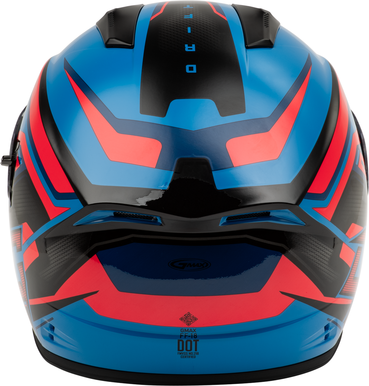 Ff 18 Drift Helmet Black/Blue/Red Sm