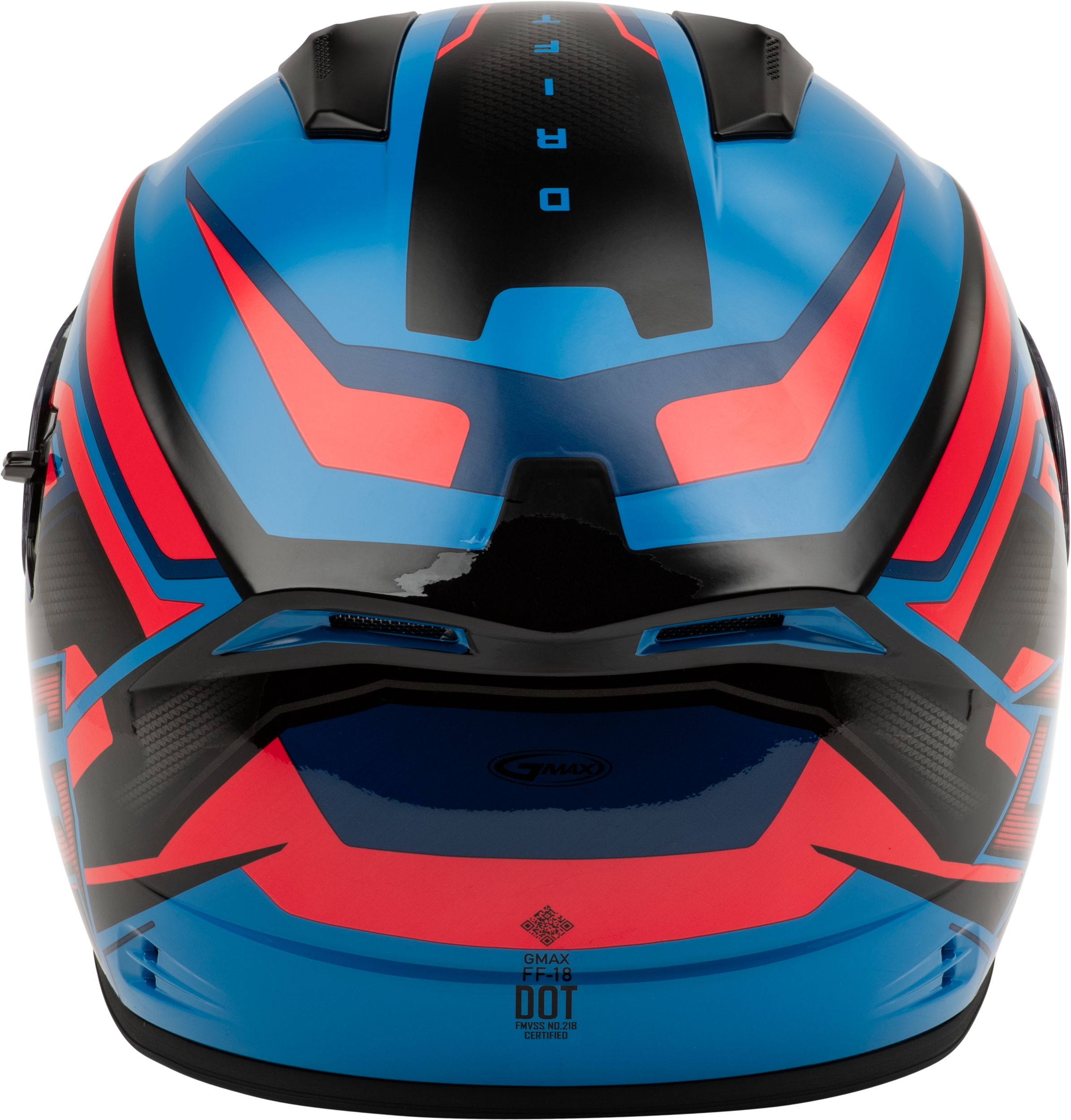 Ff 18 Drift Helmet Black/Blue/Red Md