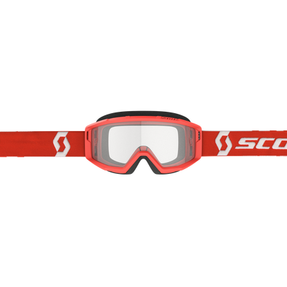 Primal Goggle Red Clear Lens