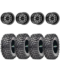Metal FX Slayer beadlocks 15x8 mounted on Maxxis Roxxzillas | 4/137