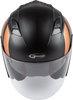 Of 77 Open Face Reform Helmet Matte Black/Copper/Silver Sm