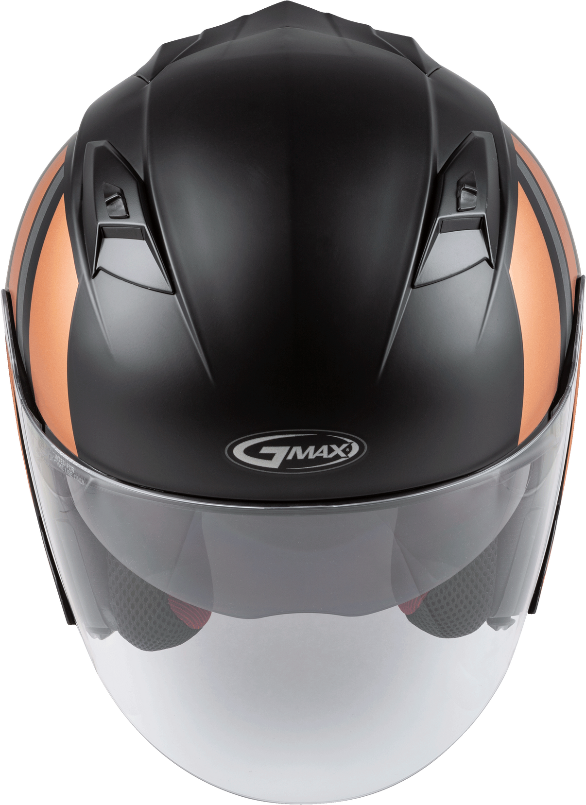 Of 77 Open Face Reform Helmet Matte Black/Copper/Silver Sm